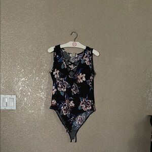 Floral body suit